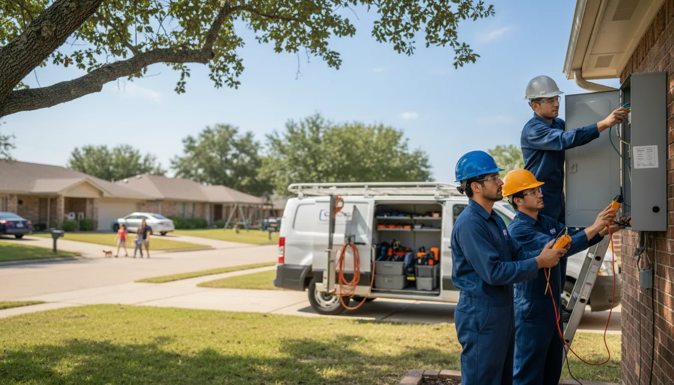Certified electrician providing emergency electrical services in Memphis, TX